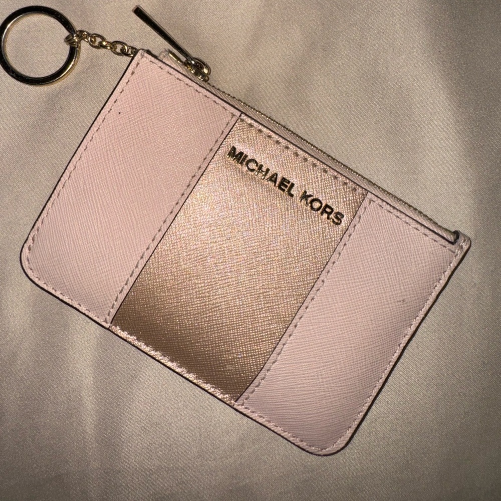 Michael Kors card holder with keychain